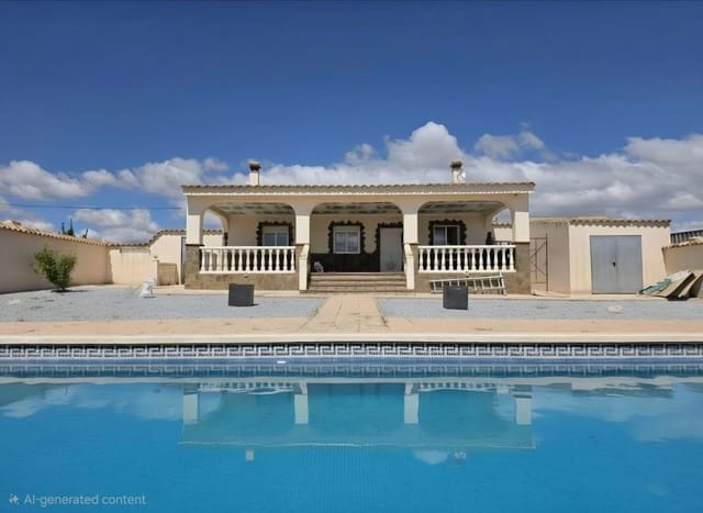 3 bedroom Villa for sale in Monóvar / Monóver with pool - € 319,995 (Ref: 10006710)