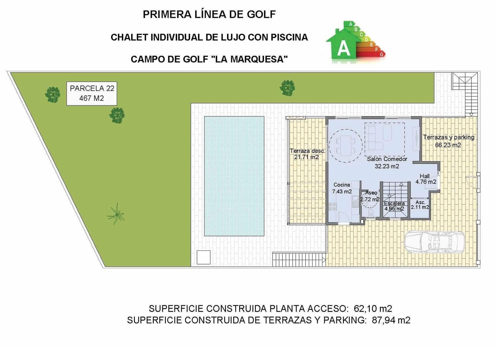 4 bedroom Villa for sale in La Marquesa with pool garage - € 834,000 (Ref: 10045722)