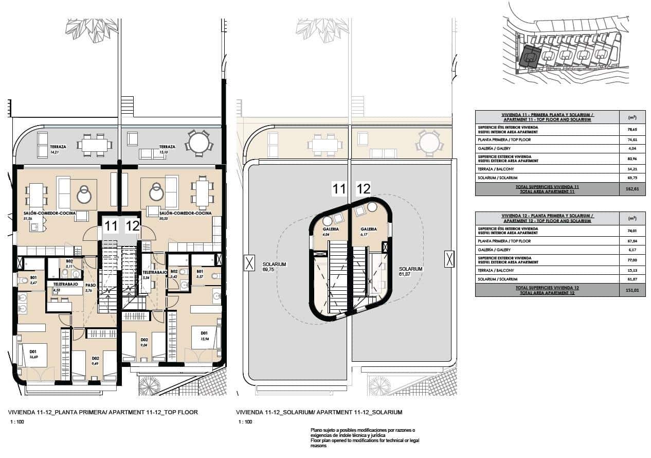 2 slaapkamer Penthouse te koop in Torrevieja met zwembad garage - € 620.000 (Ref: 10062011)