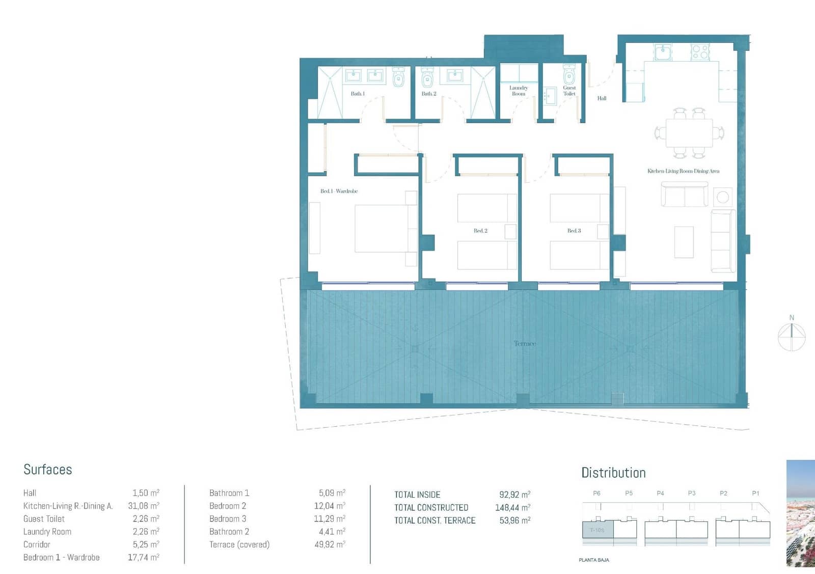 3 soverom Leilighet til salgs i Mijas med garasje - € 470 900 (Ref: 10063996)