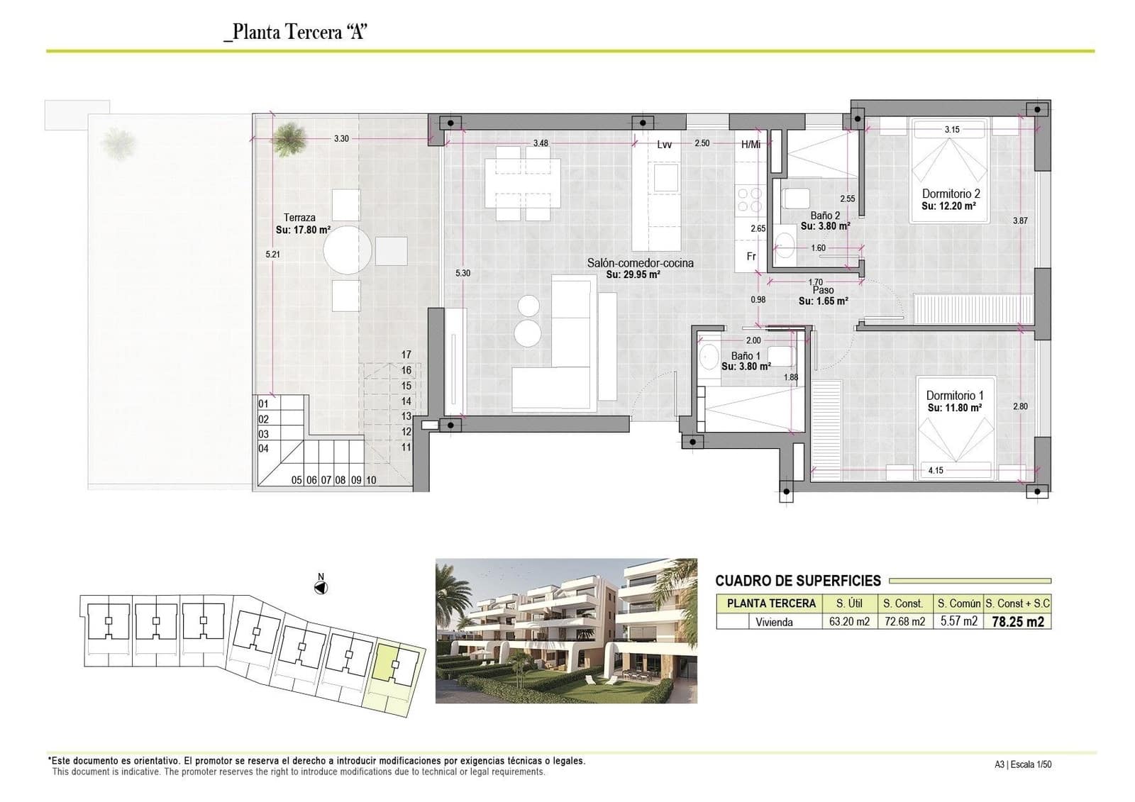 2 sovrum Takvåning till salu i Condado de Alhama med pool garage - 269 850 € (Ref: 10070836)