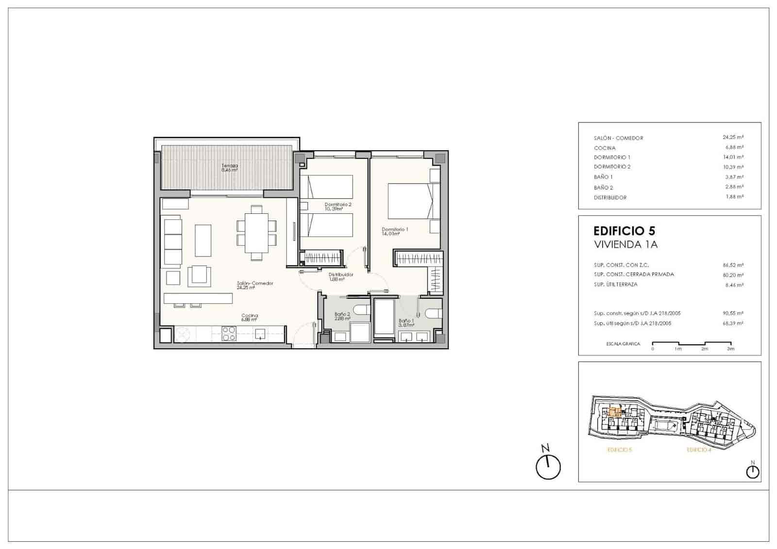 2 soveværelse Lejlighed til salg i Casares med swimmingpool garage - € 305.000 (Ref: 10112394)