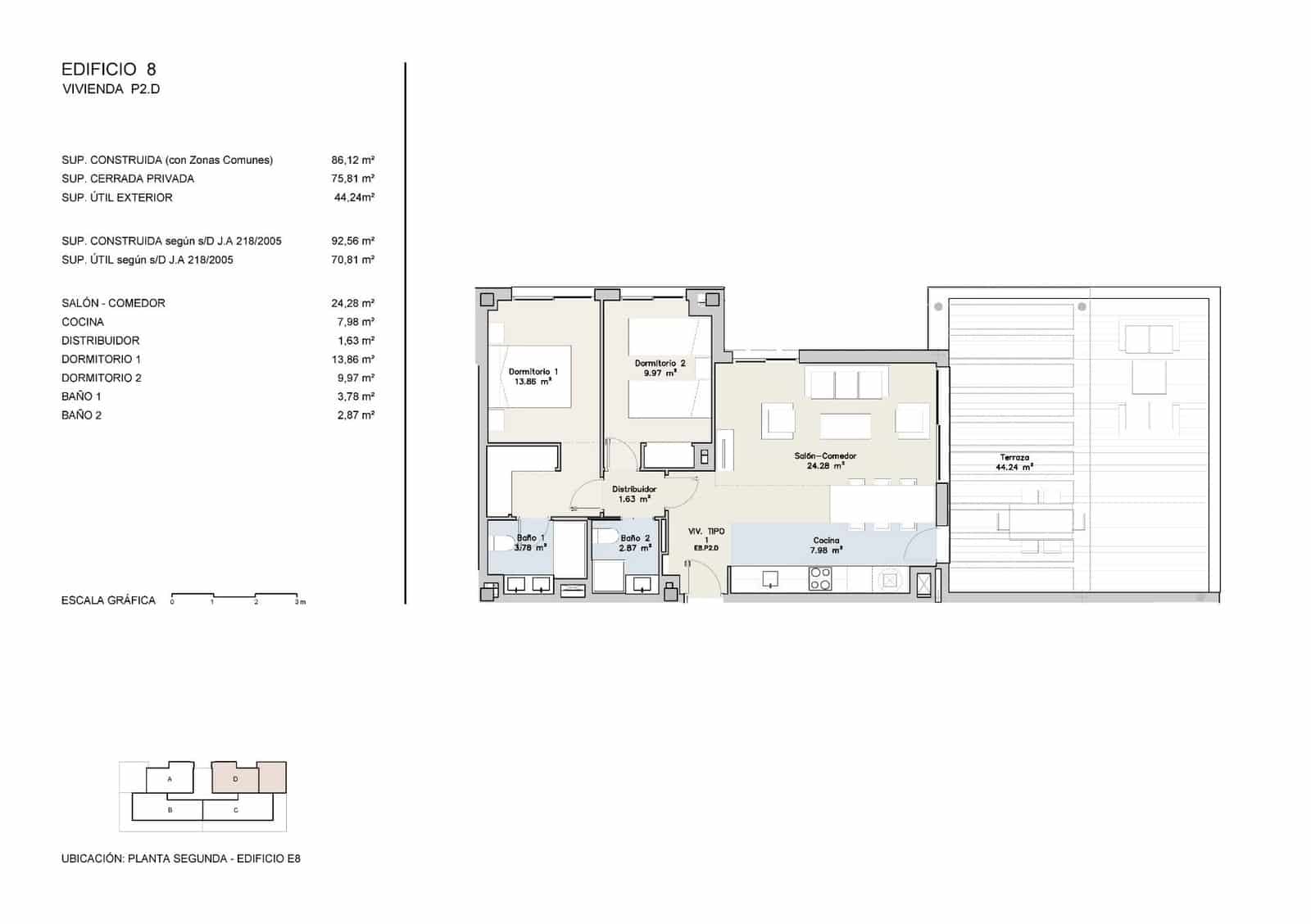 2 soverom Penthouse til salgs i Casares med svømmebasseng garasje - € 400 000 (Ref: 10112395)