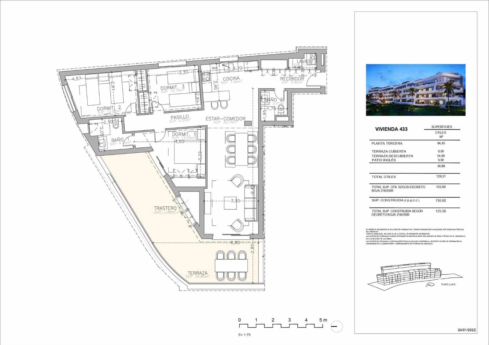 3 camera da letto Appartamento in vendita in Guadalmina con piscina garage - 890.000 € (Rif: 10112403)
