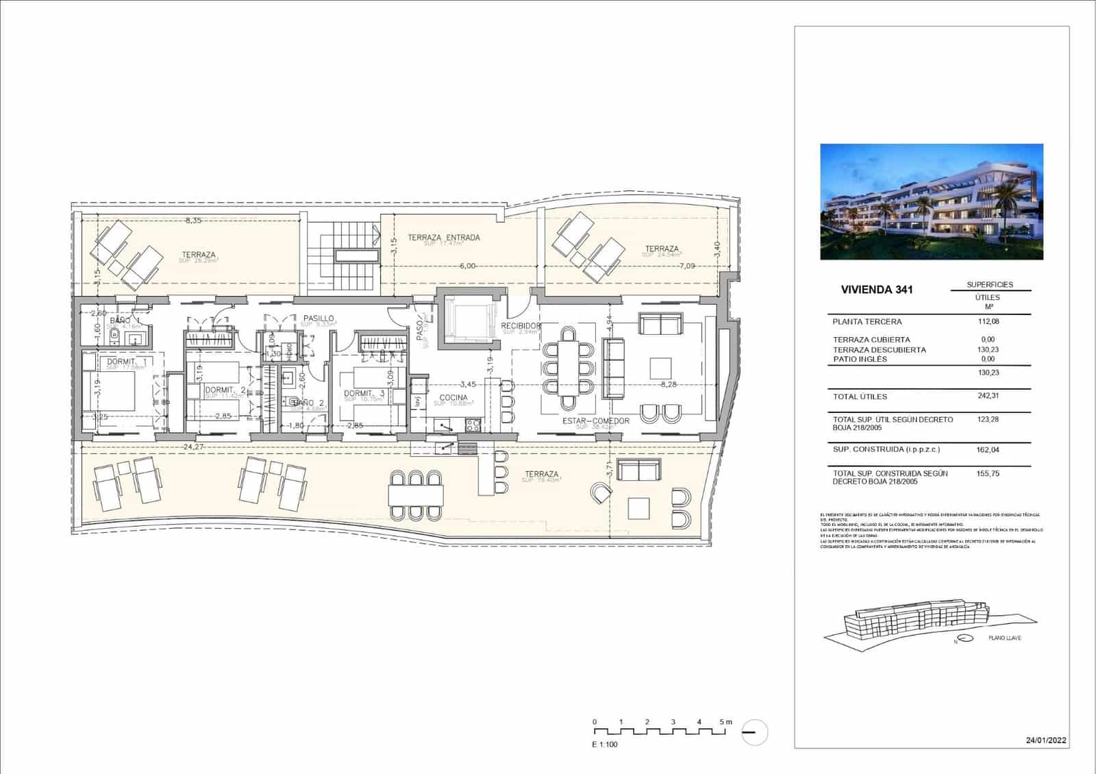 3 sovrum Takvåning till salu i Guadalmina med pool garage - 1 490 000 € (Ref: 10112405)