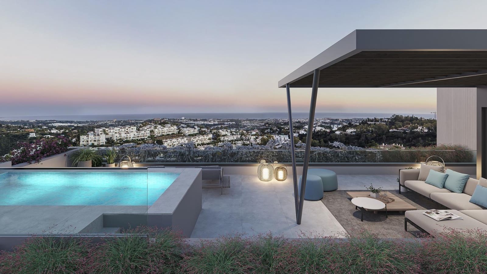 3 soverom Penthouse til salgs i La Quinta med svømmebasseng garasje - € 2 300 000 (Ref: 10112407)