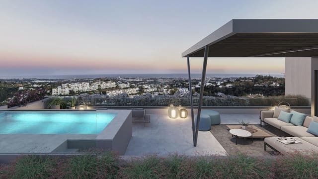 3 soverom Penthouse til salgs i La Quinta, Benahavís med svømmebasseng garasje - € 2 300 000 (Ref: 10112407)