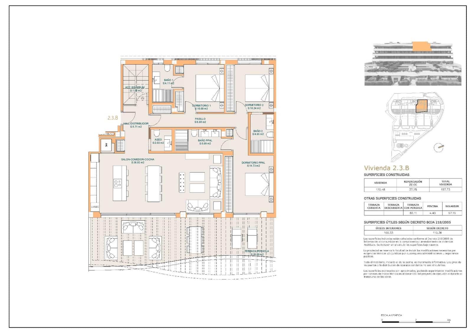3 quarto Penthouse para venda em Mijas Golf com piscina garagem - 1 756 000 € (Ref: 10112410)