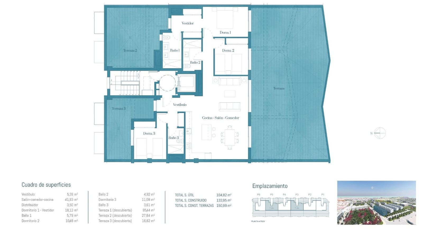 3 camera da letto Attico in vendita in Las Lagunas de Mijas con piscina garage - 770.000 € (Rif: 10112416)