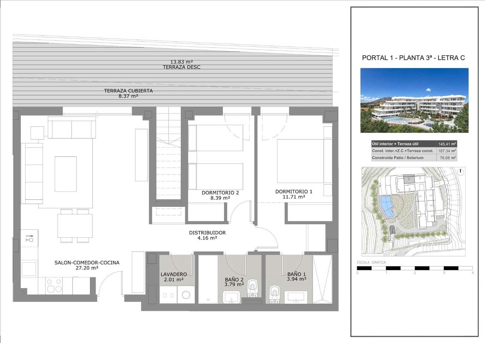 2 bedroom Penthouse for sale in Fuengirola with pool garage - € 439,950 (Ref: 10112462)