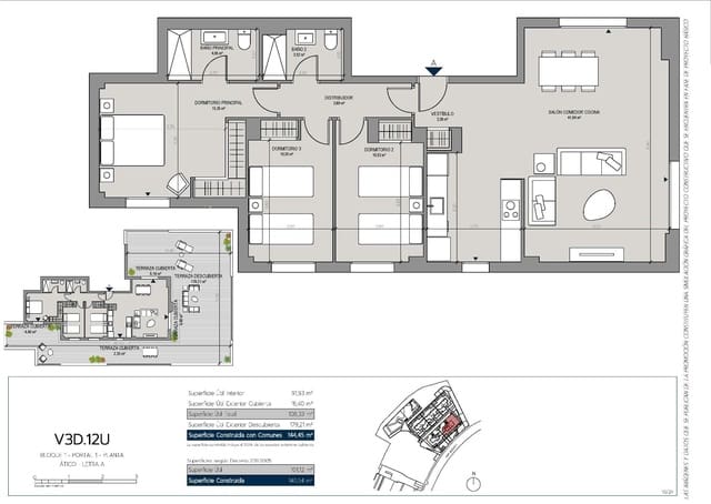3 sypialnia Penthouse na sprzedaż w La Duquesa / Puerto de la Duquesa, Manilva z basenem garażem - 622 000 € (Ref: 10112465)