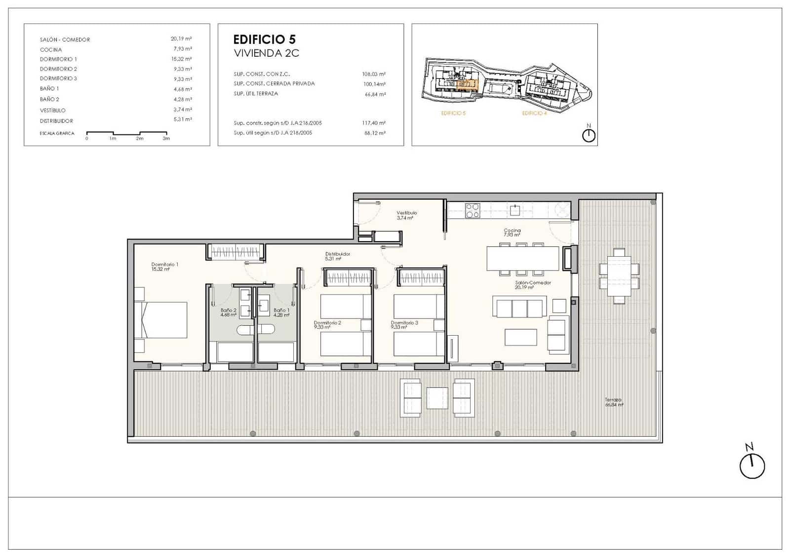 3 sovrum Takvåning till salu i Casares med pool garage - 520 000 € (Ref: 10112481)