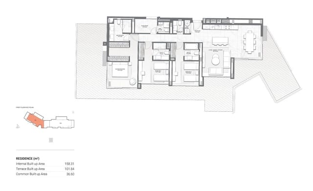 4 sovrum Takvåning till salu i Casares Golf - Casares del Sol, Casares med pool garage - 3 439 897 € (Ref: 10112483)