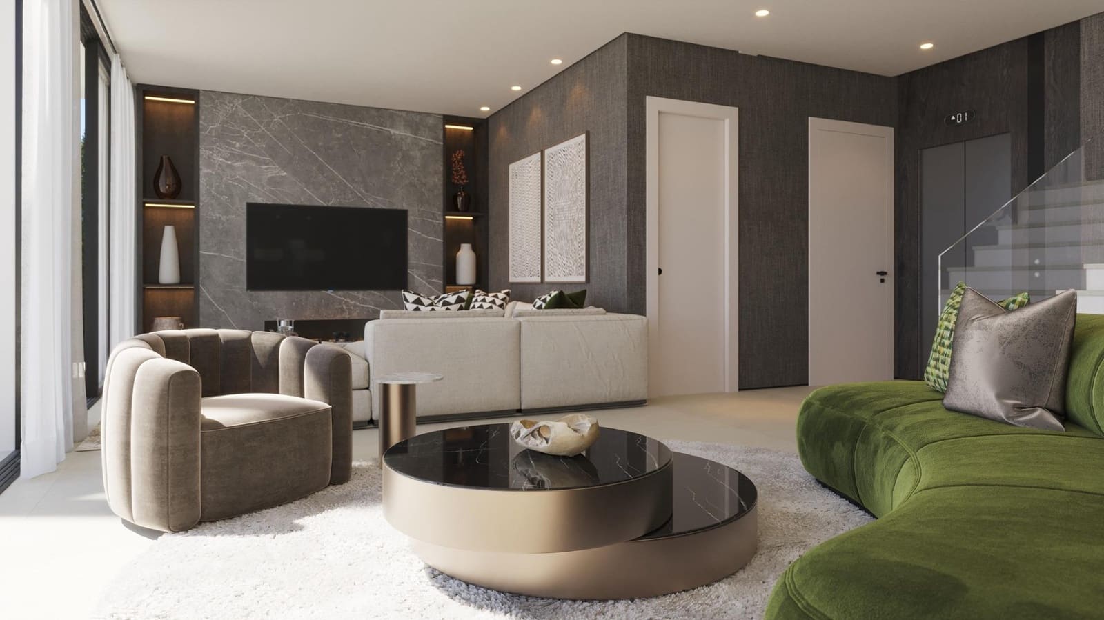 3 sovrum Villa till salu i New Golden Mile med pool garage - 3 250 000 € (Ref: 10112484)