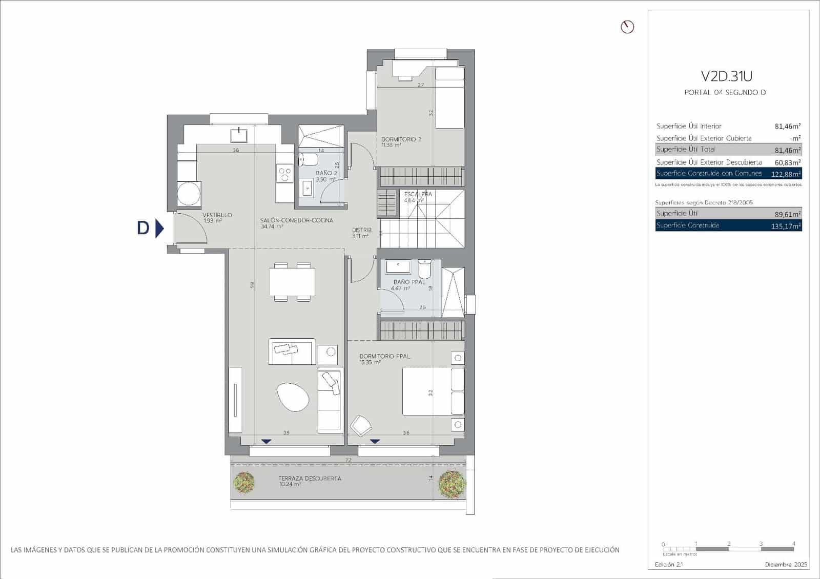 2 bedroom Penthouse for sale in Estepona with pool garage - € 425,000 (Ref: 10112505)