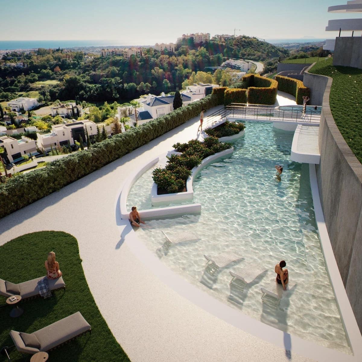 3 quarto Penthouse para venda em Benahavis com piscina garagem - 2 250 000 € (Ref: 10112558)