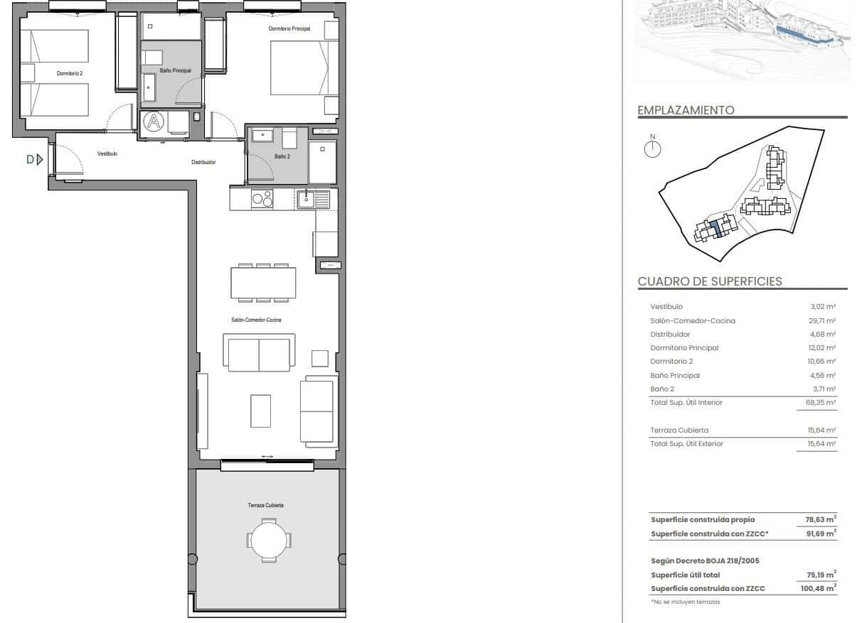 2 soverom Leilighet til salgs i Mijas med svømmebasseng garasje - € 366 000 (Ref: 10112572)