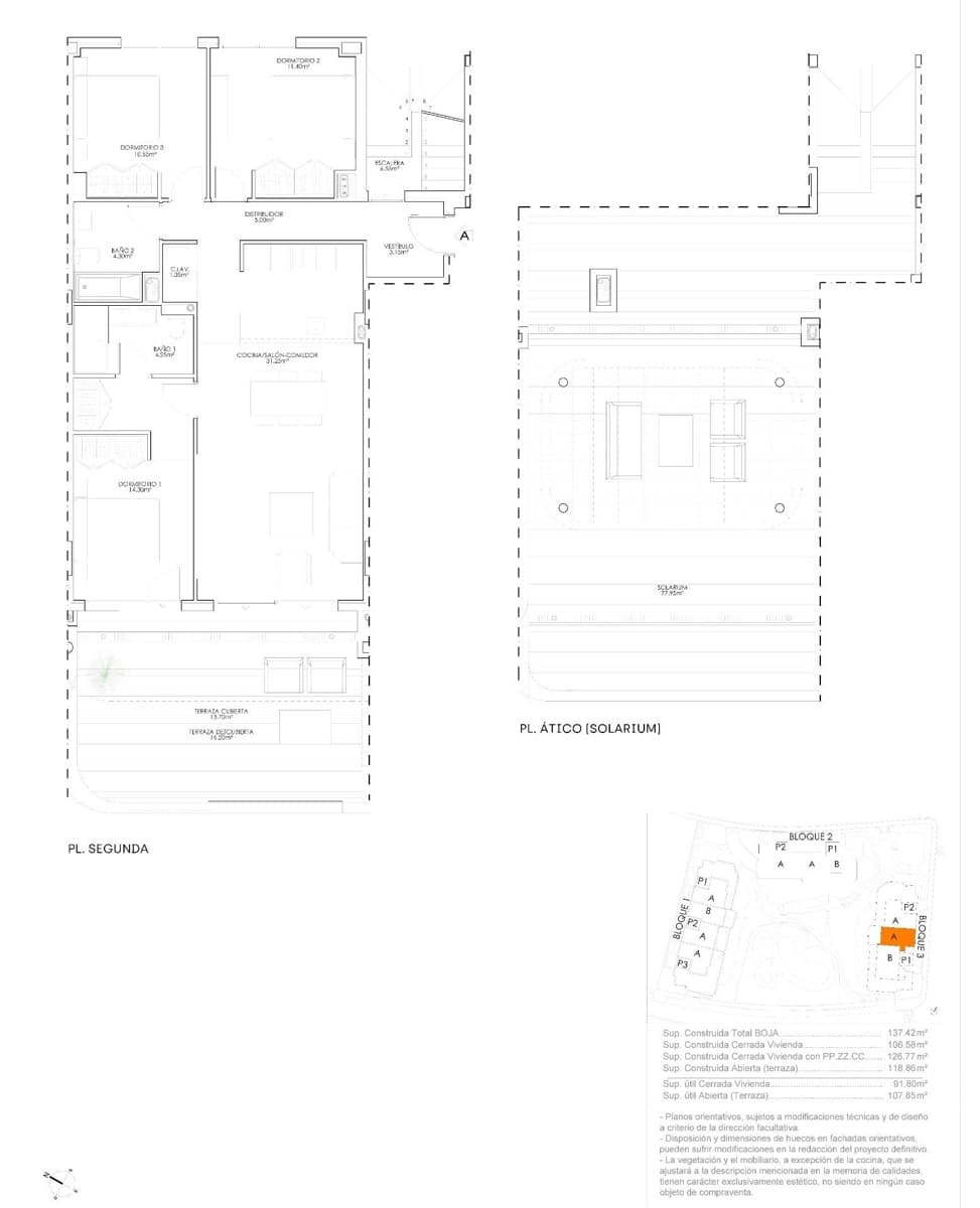 3 soverom Penthouse til salgs i Estepona med svømmebasseng garasje - € 753 000 (Ref: 10112602)