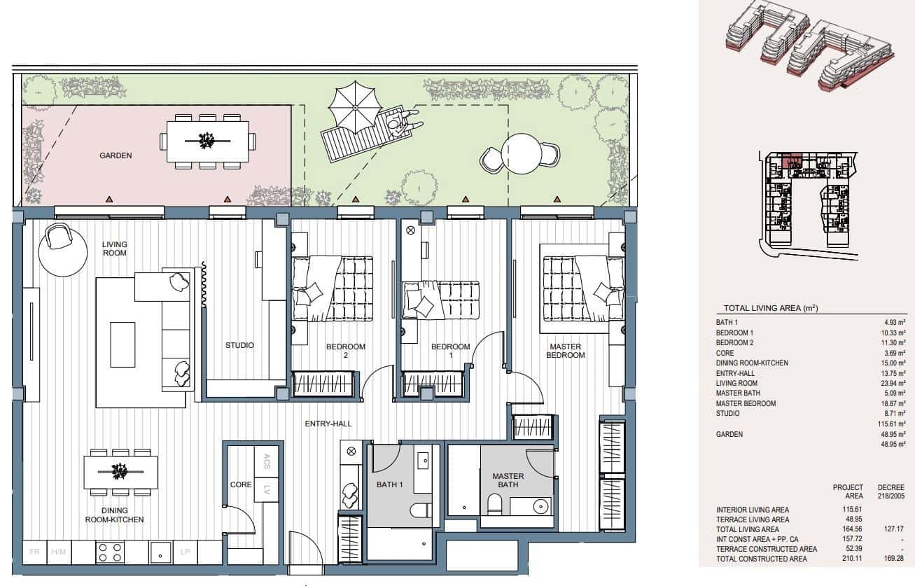 3 camera da letto Appartamento in vendita in Las Lagunas de Mijas con piscina garage - 847.000 € (Rif: 10112607)