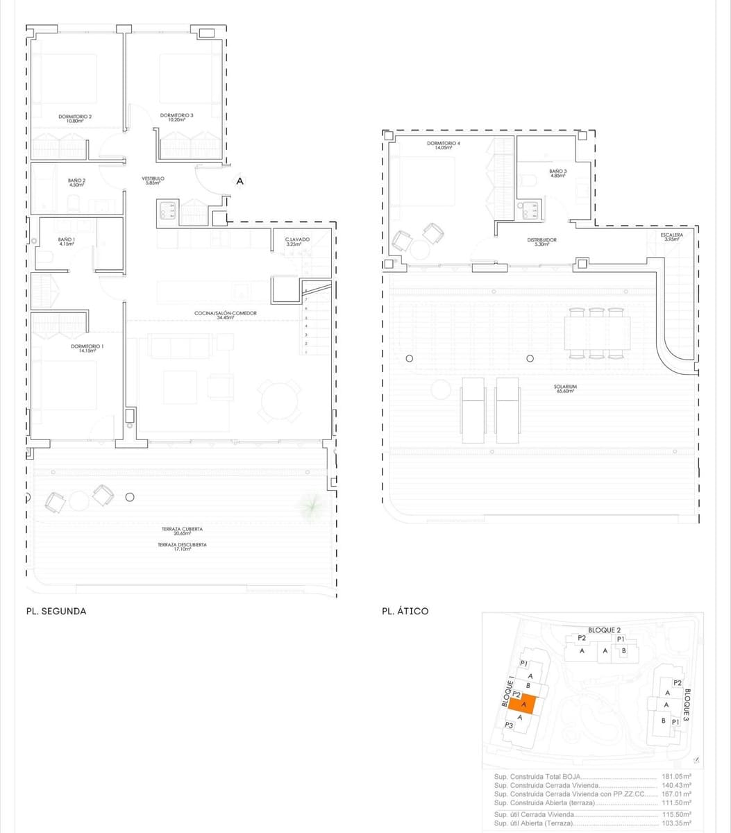 4 chambre Penthouse à vendre à Estepona avec piscine garage - 899 000 € (Ref: 10112639)