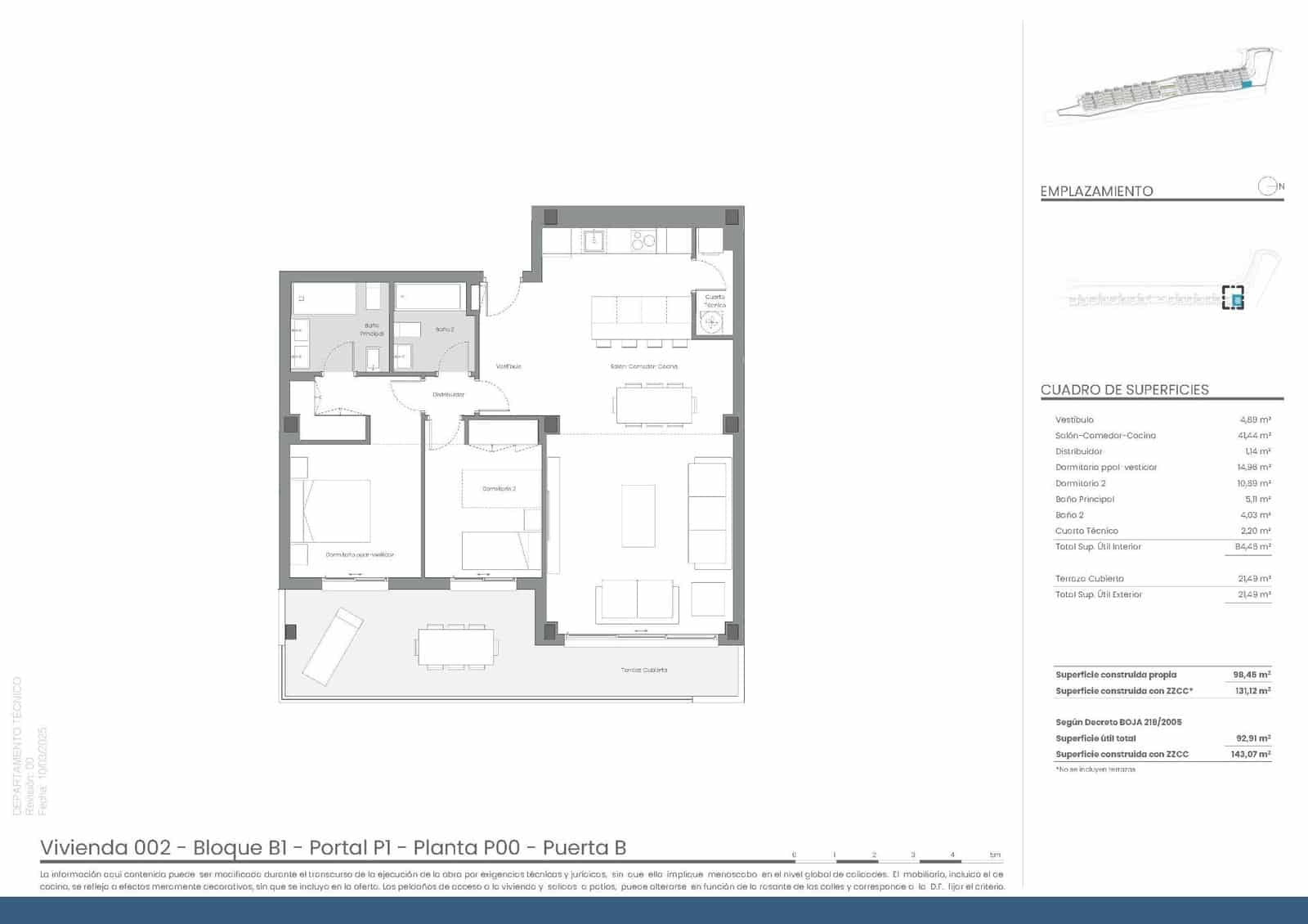 2 quarto Apartamento para venda em Los Monteros com piscina garagem - 540 000 € (Ref: 10112643)