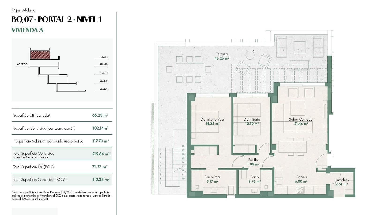 Ático de 2 habitaciones en Mijas en venta con piscina garaje - 795.000 € (Ref: 10112651)