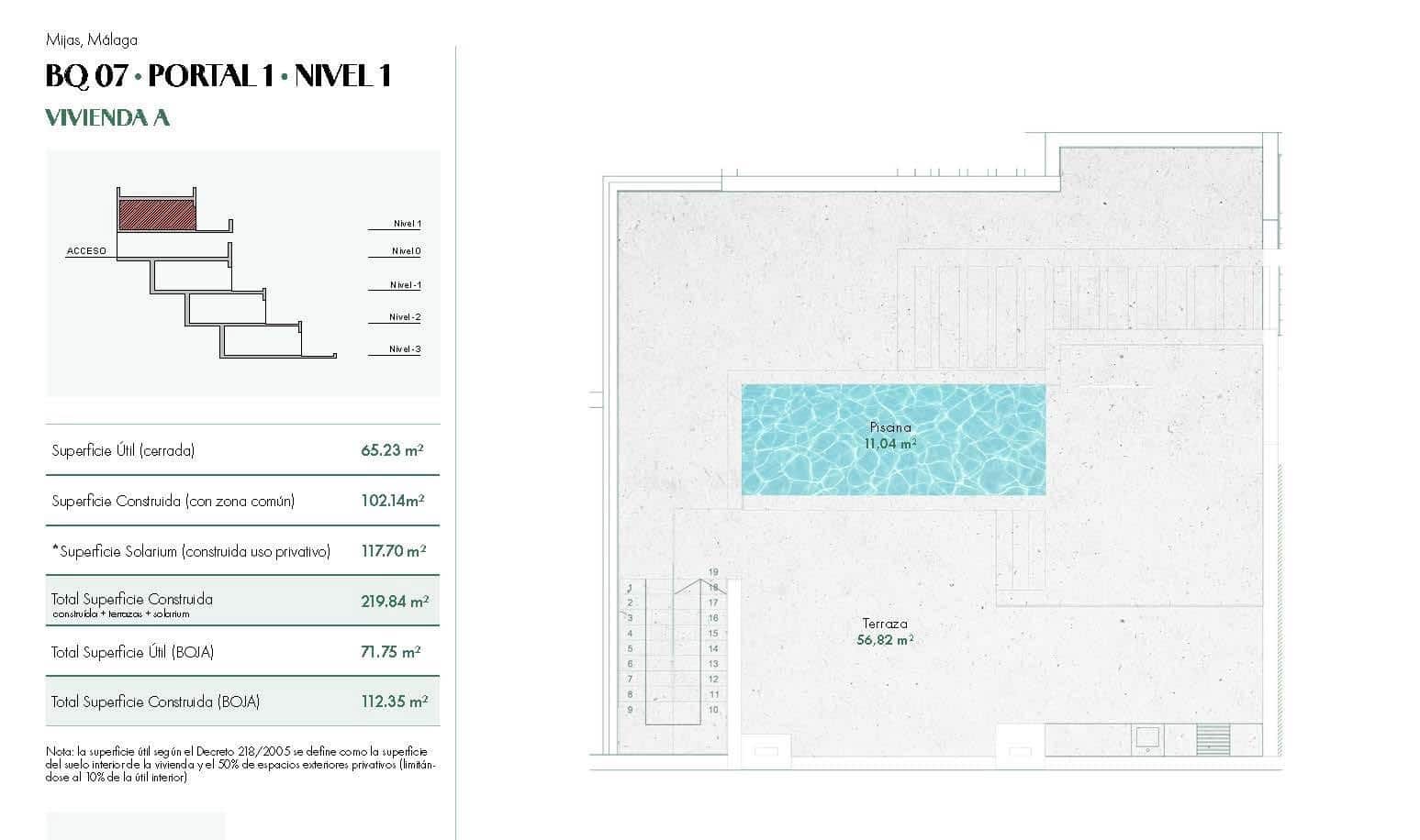 Ático de 2 habitaciones en Mijas en venta con piscina garaje - 795.000 € (Ref: 10112651)