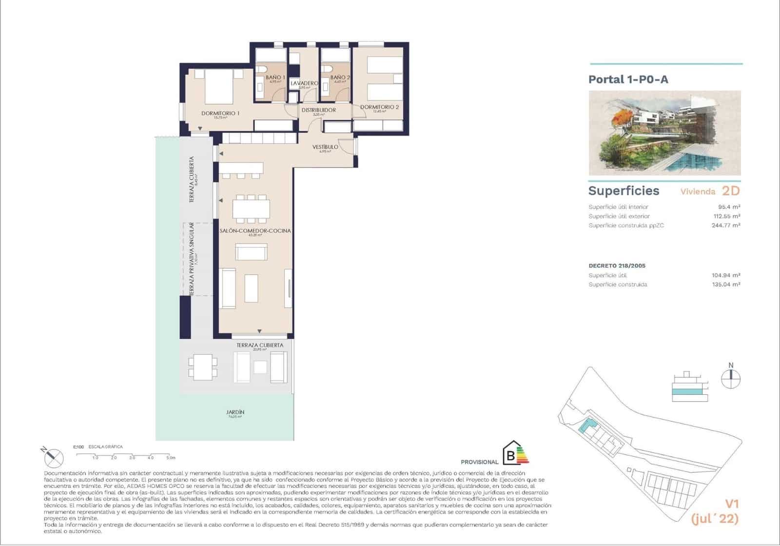 2 soverom Leilighet til salgs i Estepona med svømmebasseng garasje - € 555 000 (Ref: 10112662)