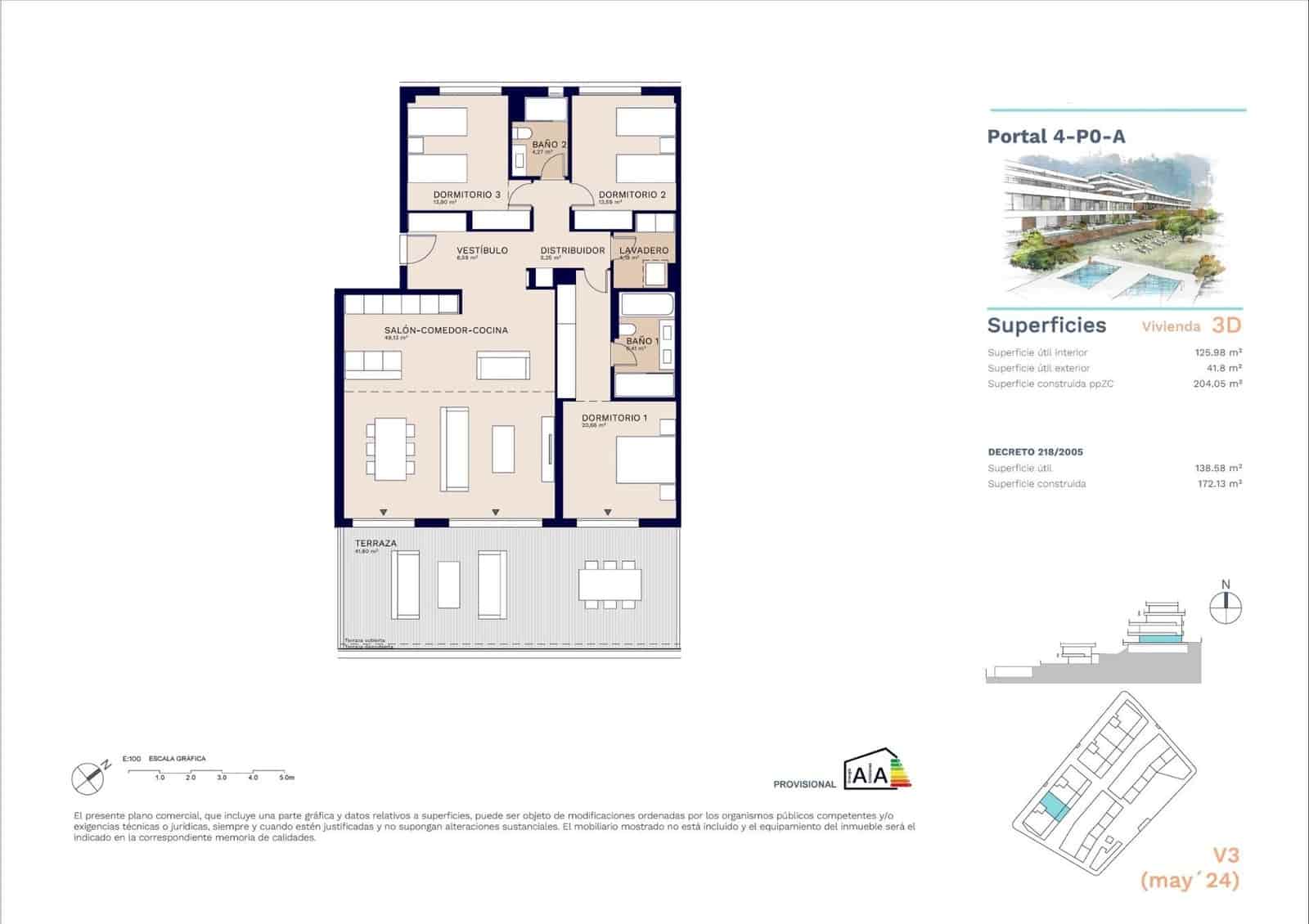 3 soverom Leilighet til salgs i Estepona med svømmebasseng garasje - € 740 000 (Ref: 10112690)