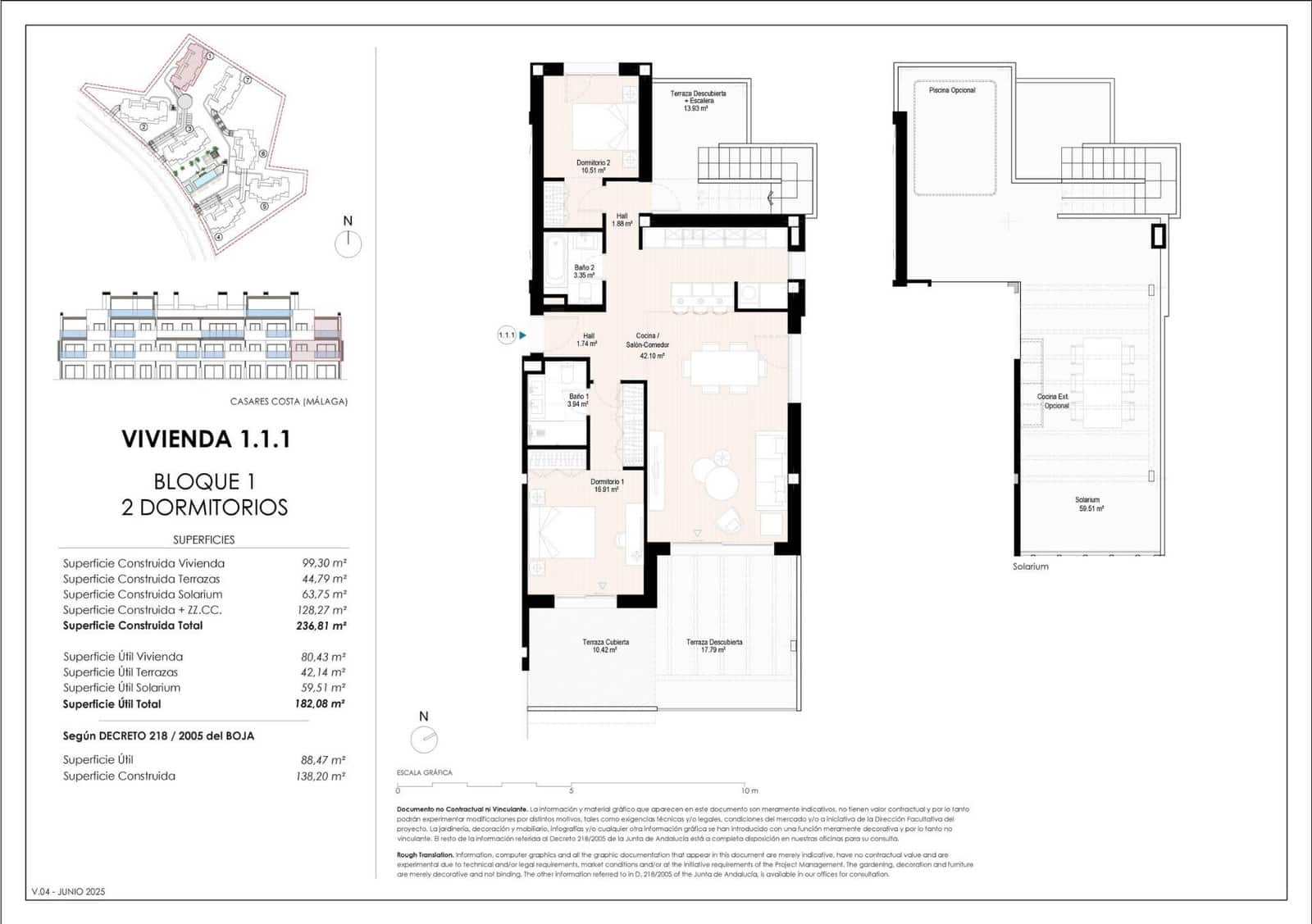 2 soverom Penthouse til salgs i Casares med svømmebasseng garasje - € 611 000 (Ref: 10112719)