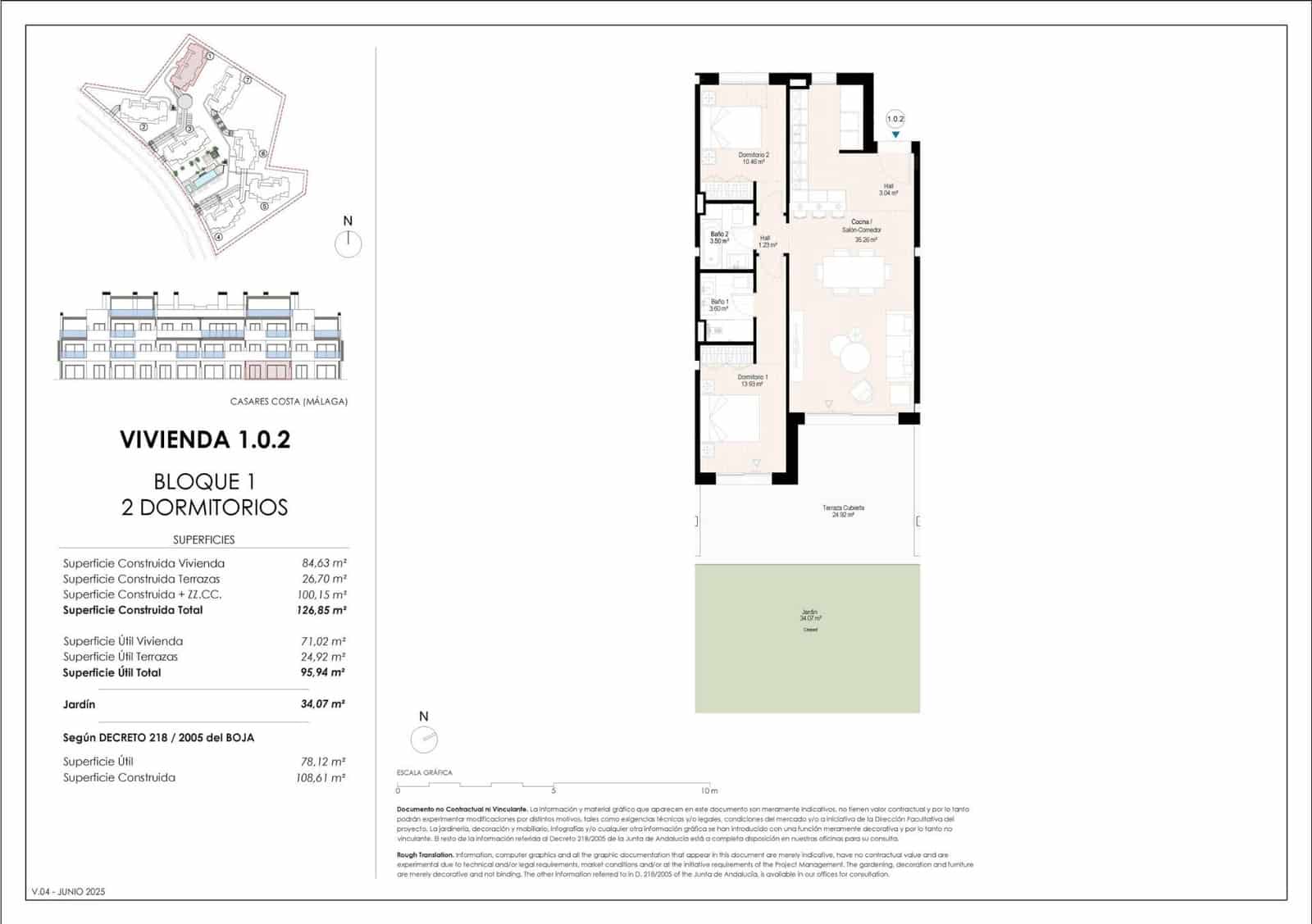 2 quarto Apartamento para venda em Casares com piscina garagem - 450 900 € (Ref: 10112721)