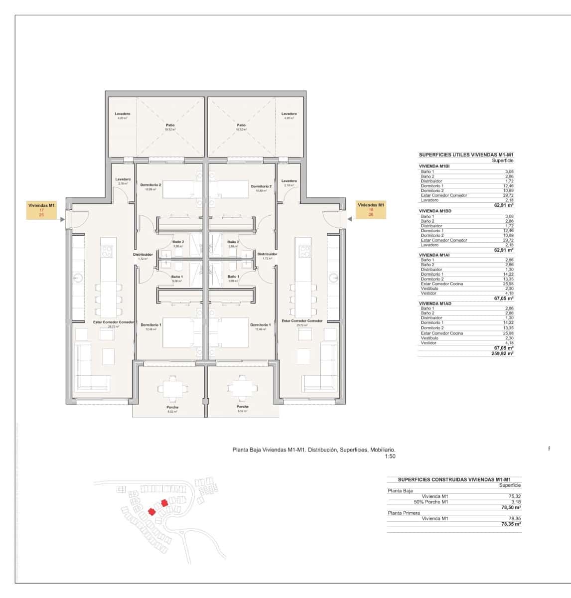 2 sovrum Lägenhet till salu i Mojacar med pool garage - 350 000 € (Ref: 10112723)