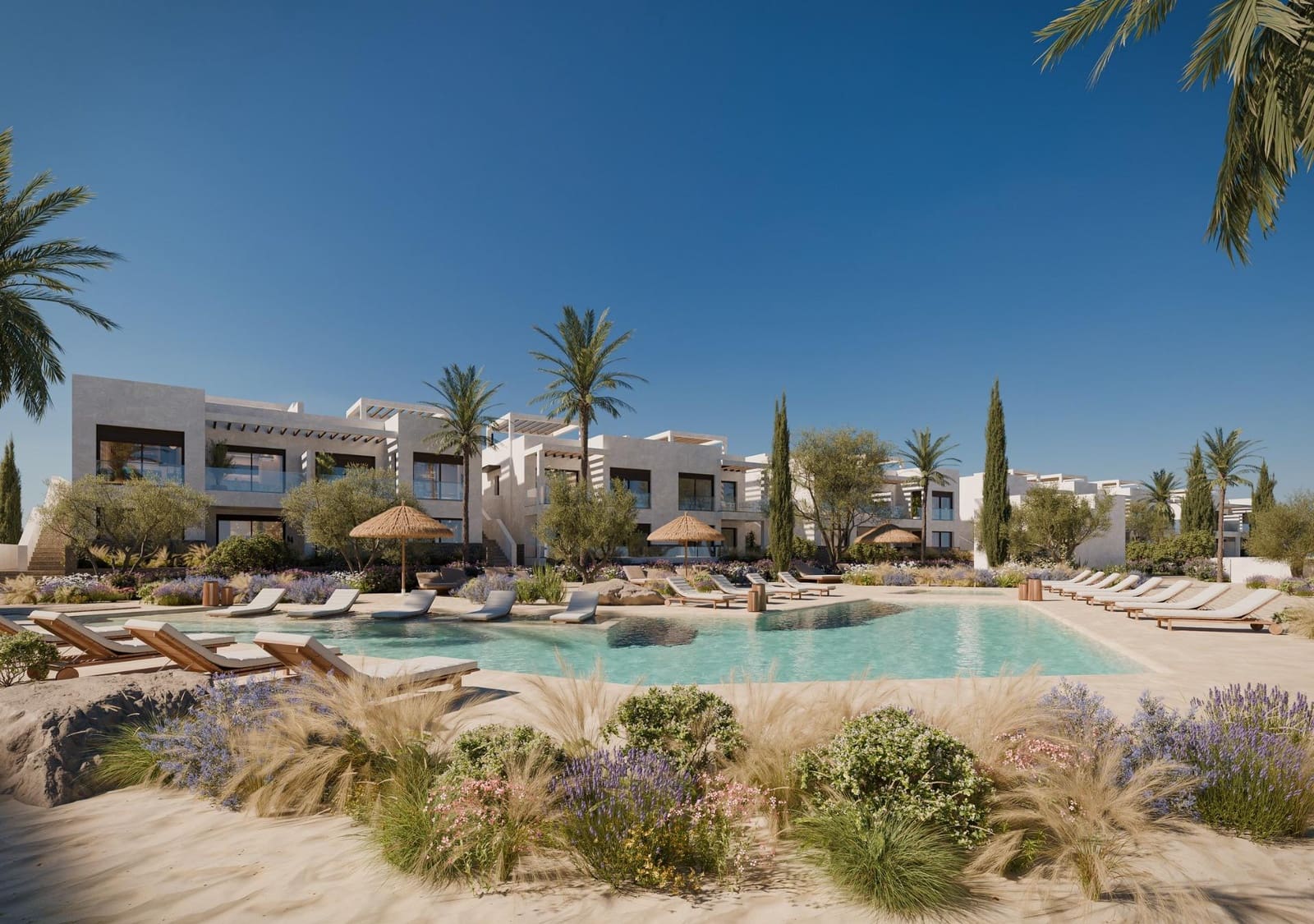 2 sovrum Lägenhet till salu i Mojacar med pool garage - 350 000 € (Ref: 10112723)