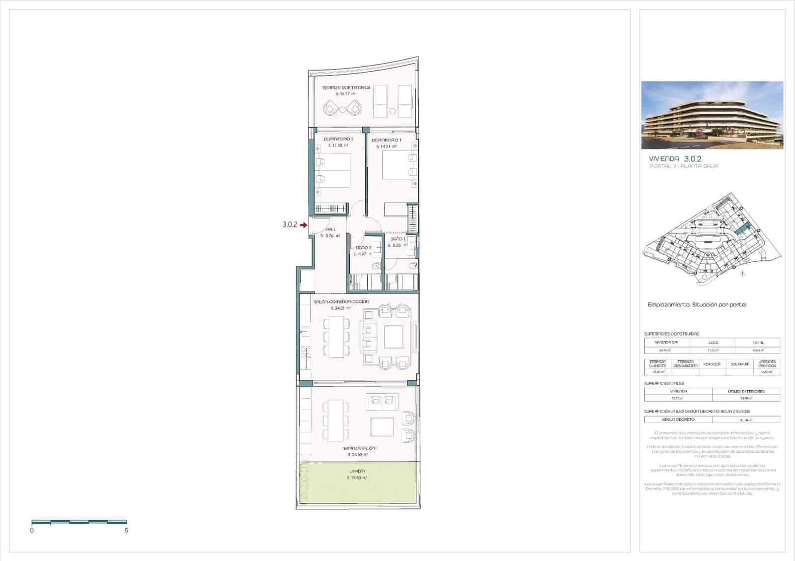 2 soverom Leilighet til salgs i Estepona med svømmebasseng garasje - € 569 000 (Ref: 10112741)
