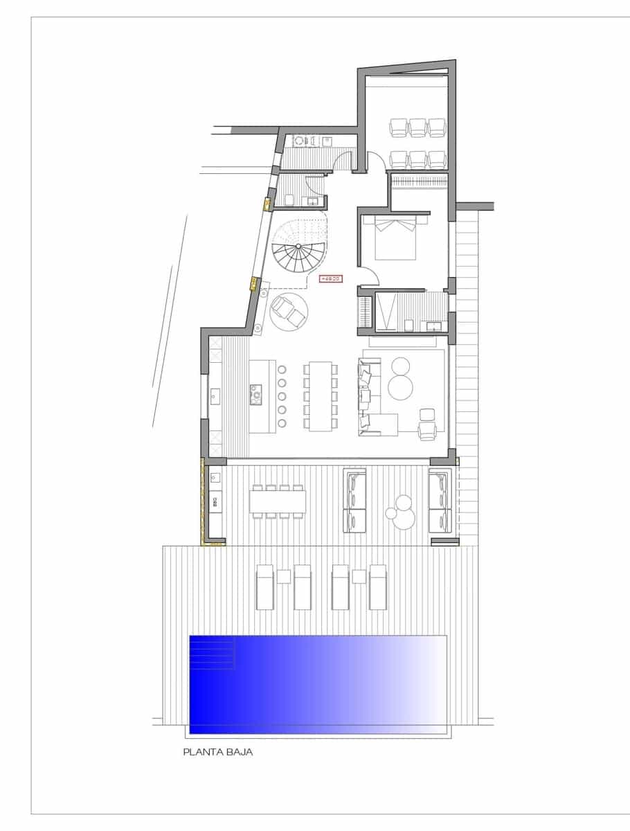 4 sovrum Villa till salu i Moraira med pool garage - 2 300 000 € (Ref: 10112747)