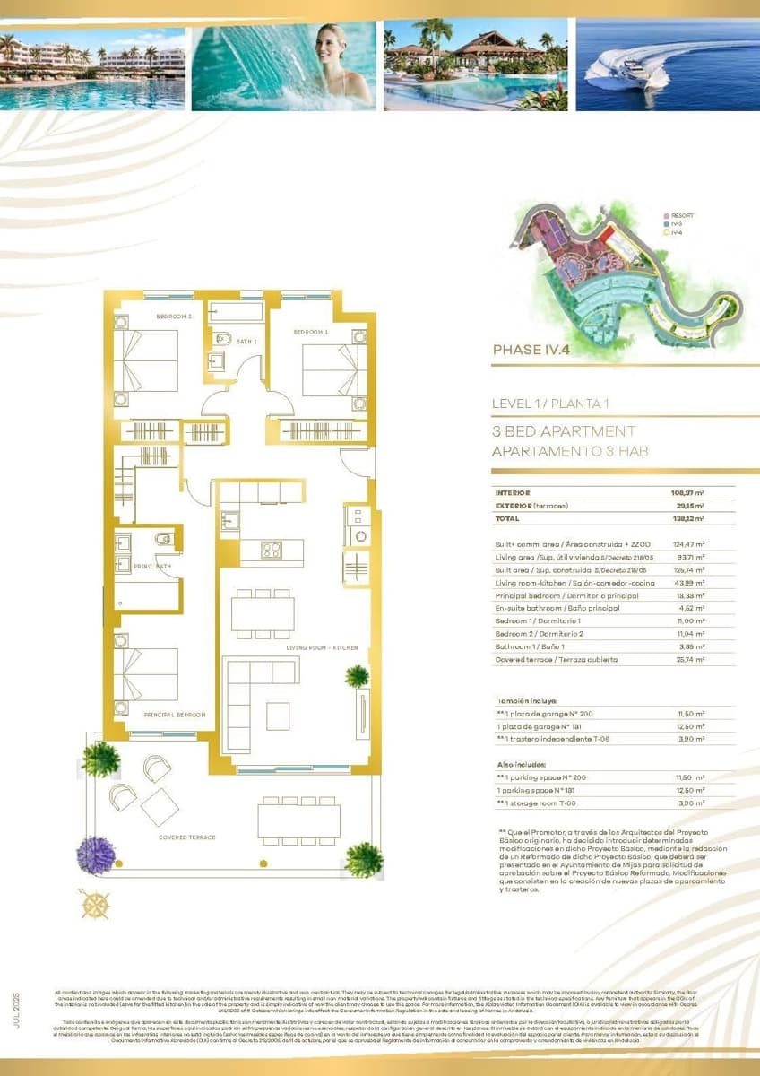 3 makuuhuone Huoneisto myytävänä paikassa La Cala de Mijas mukana uima-altaan 
autotalli - 929 000 € (Ref: 10112748)
