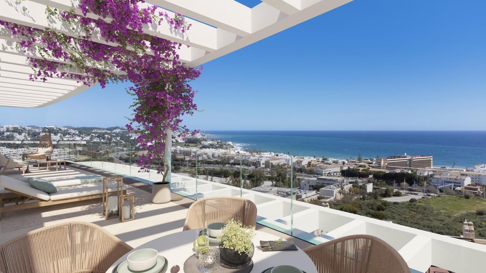 3 makuuhuone Huoneisto myytävänä paikassa La Cala de Mijas mukana uima-altaan 
autotalli - 929 000 € (Ref: 10112748)
