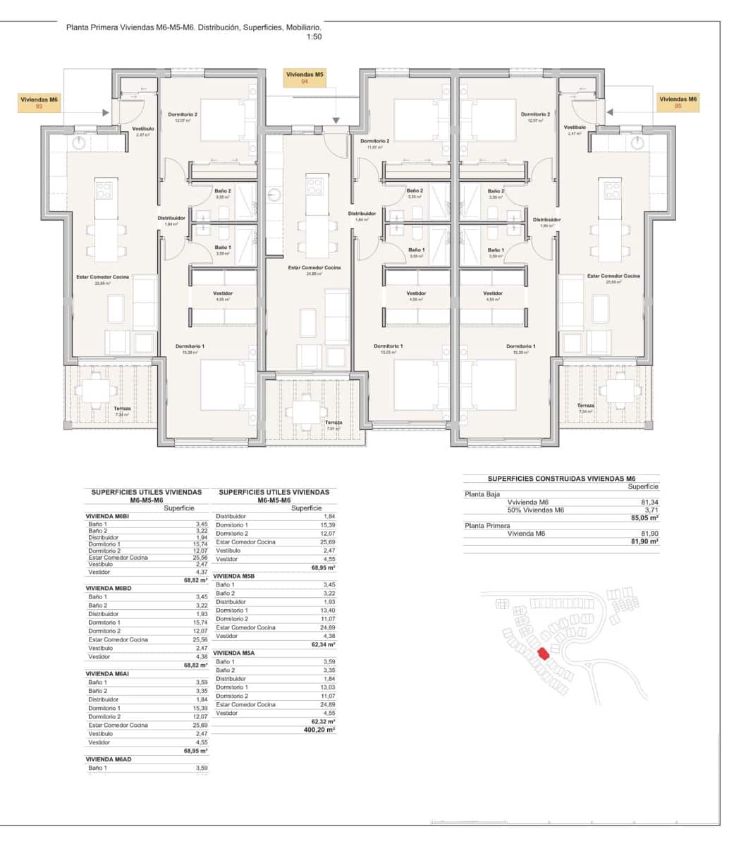 2 sovrum Lägenhet till salu i Mojacar med pool garage - 375 000 € (Ref: 10112749)