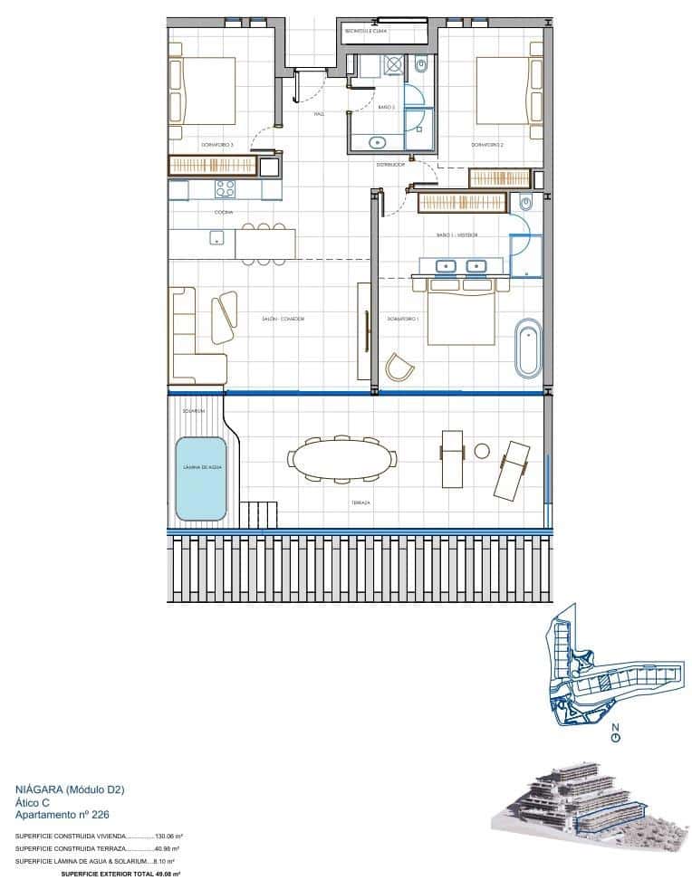 3 sovrum Takvåning till salu i Fuengirola med pool garage - 1 625 000 € (Ref: 10112776)