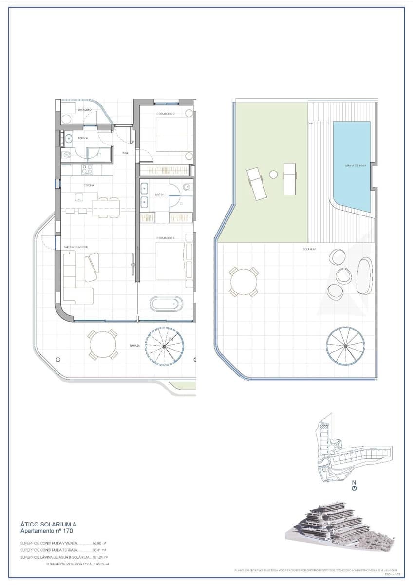 2 sypialnia Penthouse na sprzedaż w Fuengirola z basenem garażem - 940 000 € (Ref: 10112779)