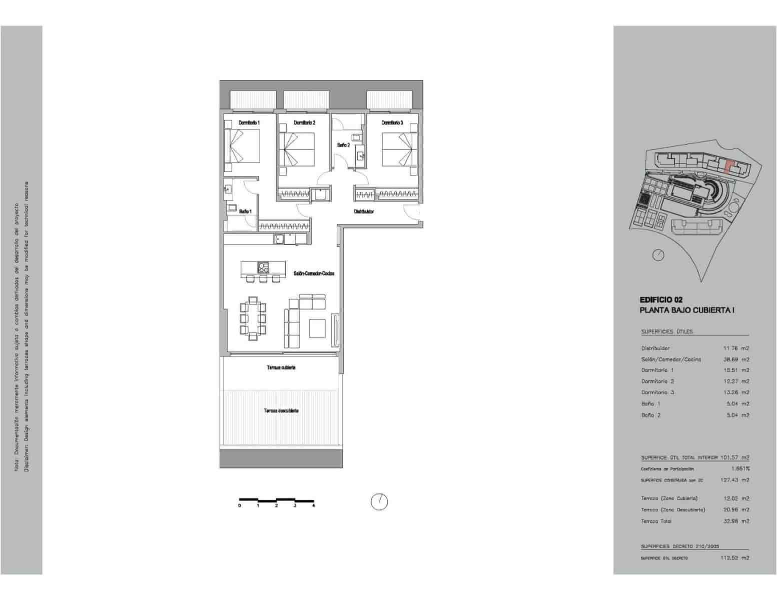 3 sovrum Takvåning till salu i Fuengirola med pool garage - 1 299 900 € (Ref: 10112803)