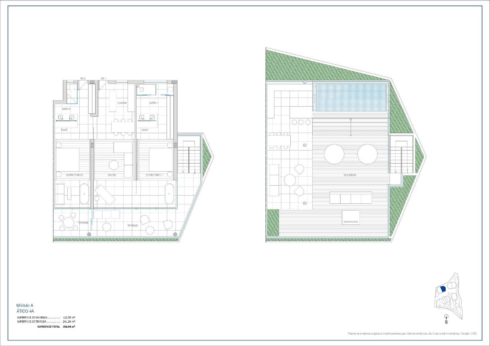 2 camera da letto Attico in vendita in Fuengirola con piscina garage - 2.530.000 € (Rif: 10112808)