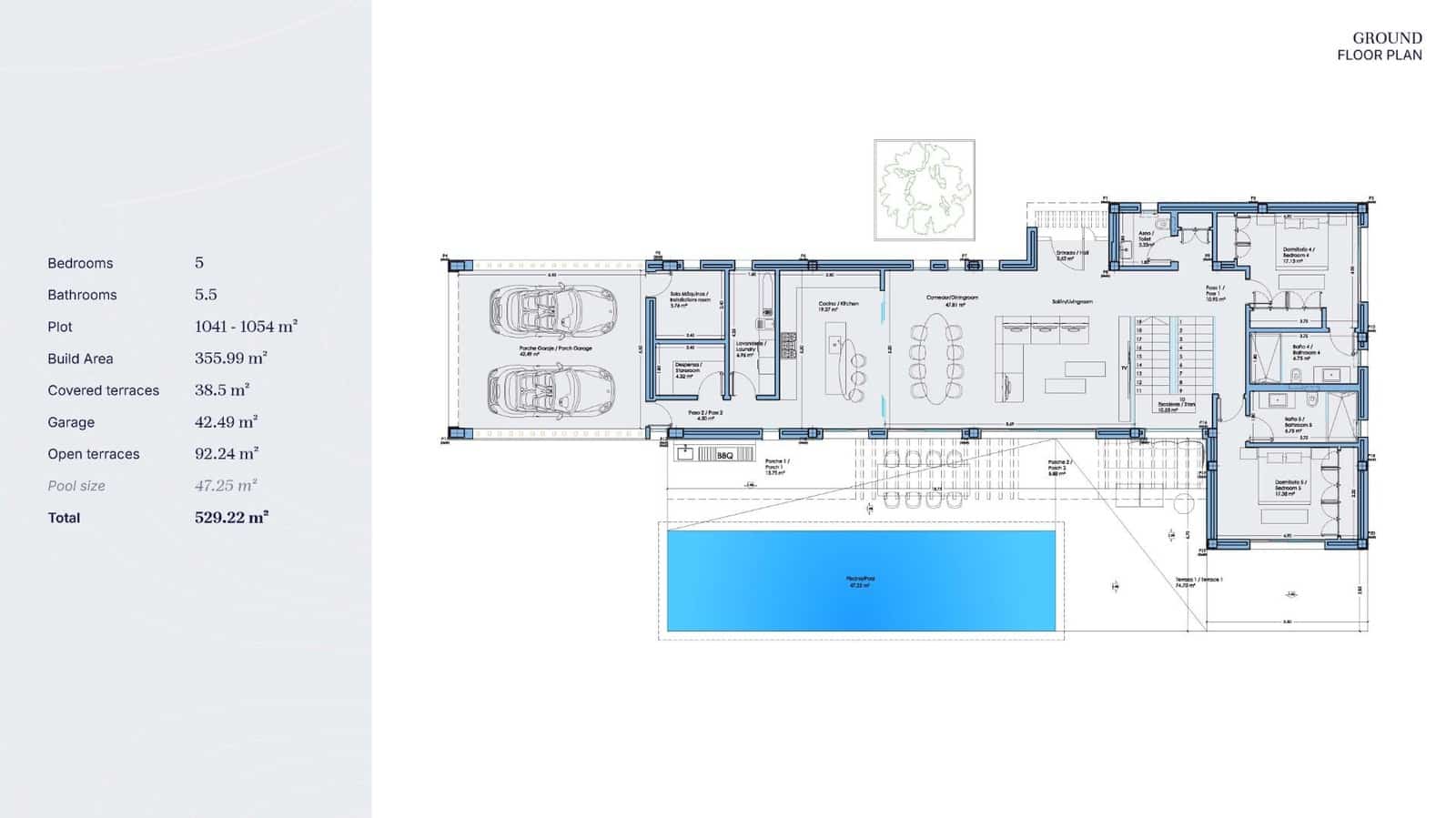 Chalet de 5 habitaciones en Bel-Air en venta con piscina garaje - 2.750.000 € (Ref: 10112813)