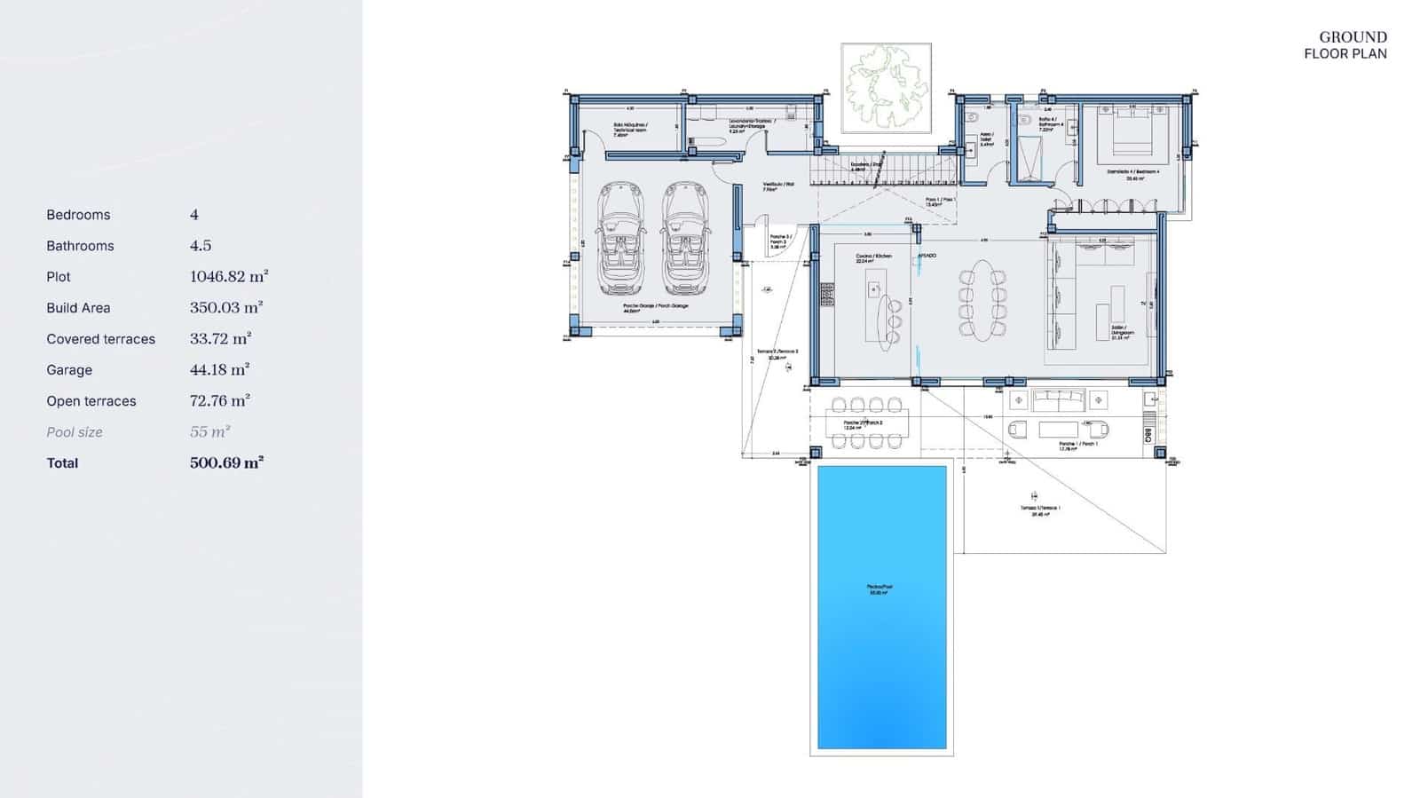 Chalet de 4 habitaciones en Bel-Air en venta con piscina garaje - 2.750.000 € (Ref: 10112814)