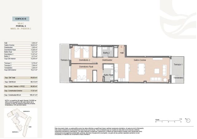 2 soverom Leilighet til salgs i Zona Calvario, Estepona med svømmebasseng garasje - € 450 000 (Ref: 10112843)