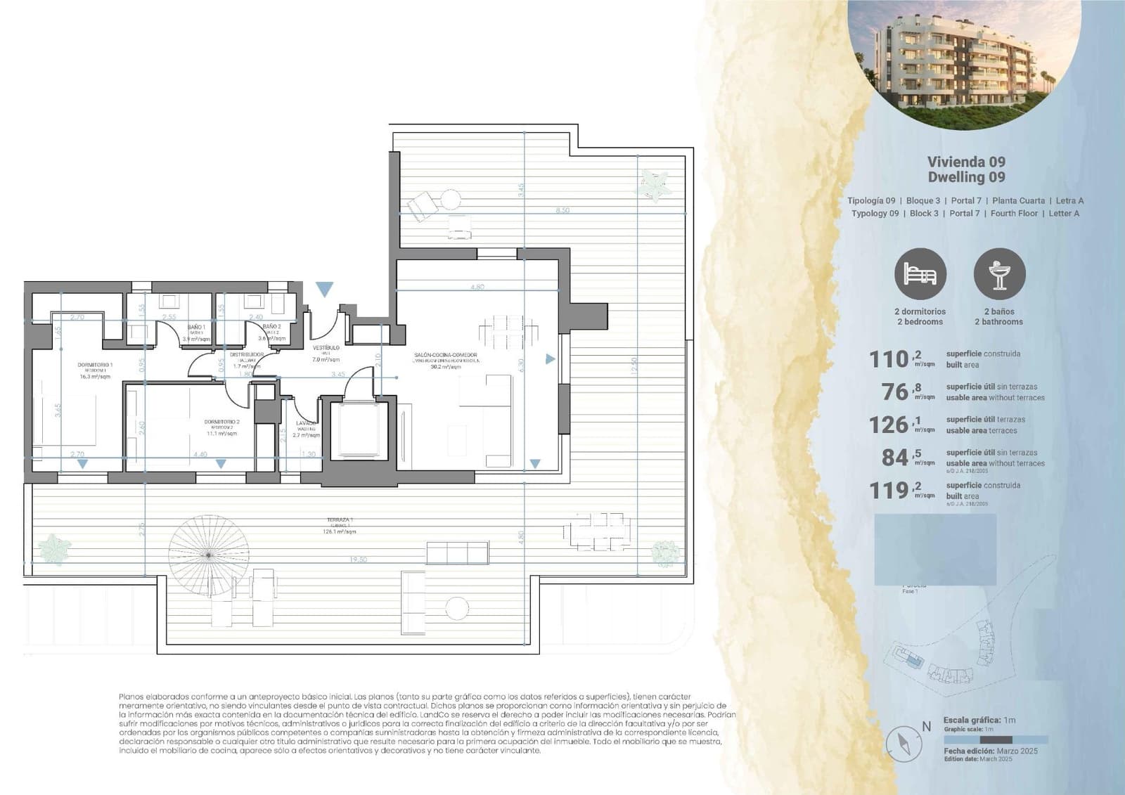 2 soverom Leilighet til salgs i Mijas med svømmebasseng garasje - € 541 000 (Ref: 10112848)