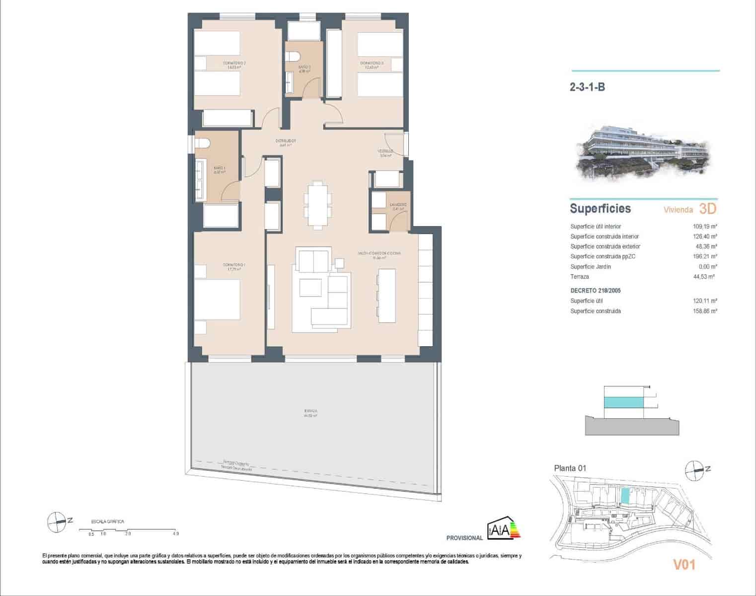 3 soverom Leilighet til salgs i New Golden Mile med svømmebasseng garasje - € 626 000 (Ref: 10112864)