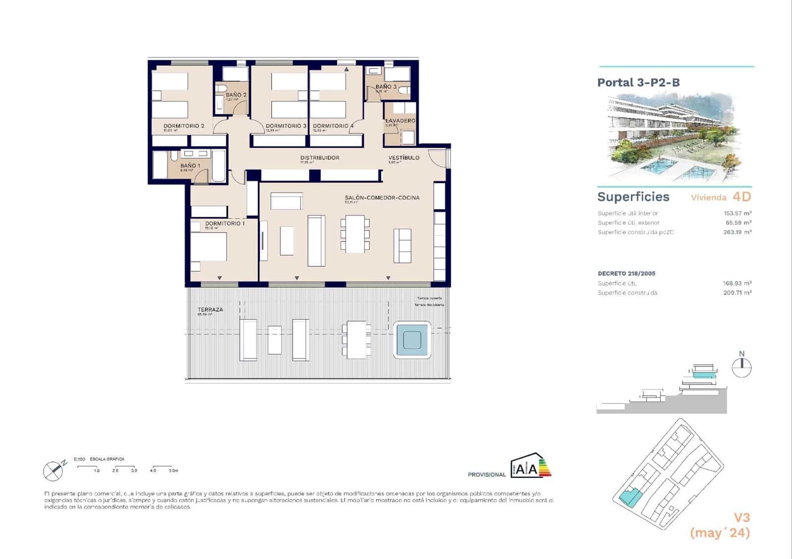 4 soverom Leilighet til salgs i Estepona med svømmebasseng garasje - € 1 315 000 (Ref: 10112869)