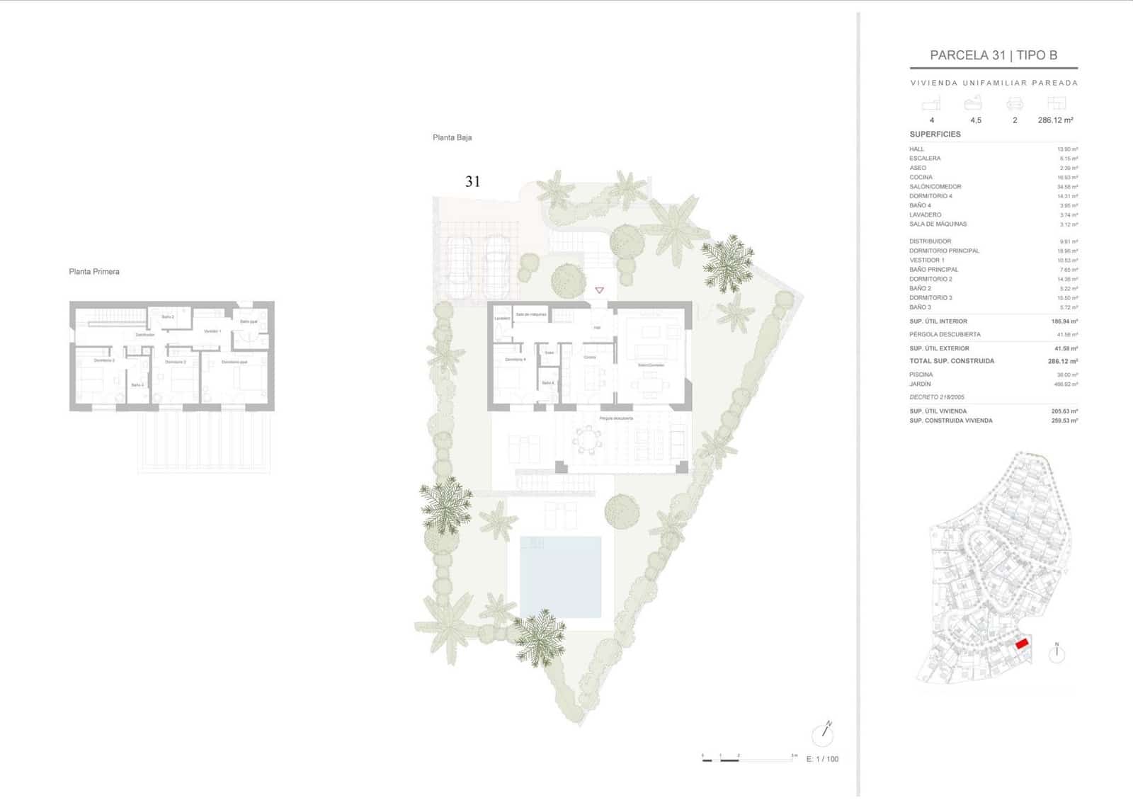 4 chambre Villa/Maison à vendre à Sotogrande avec piscine garage - 1 388 000 € (Ref: 10112882)