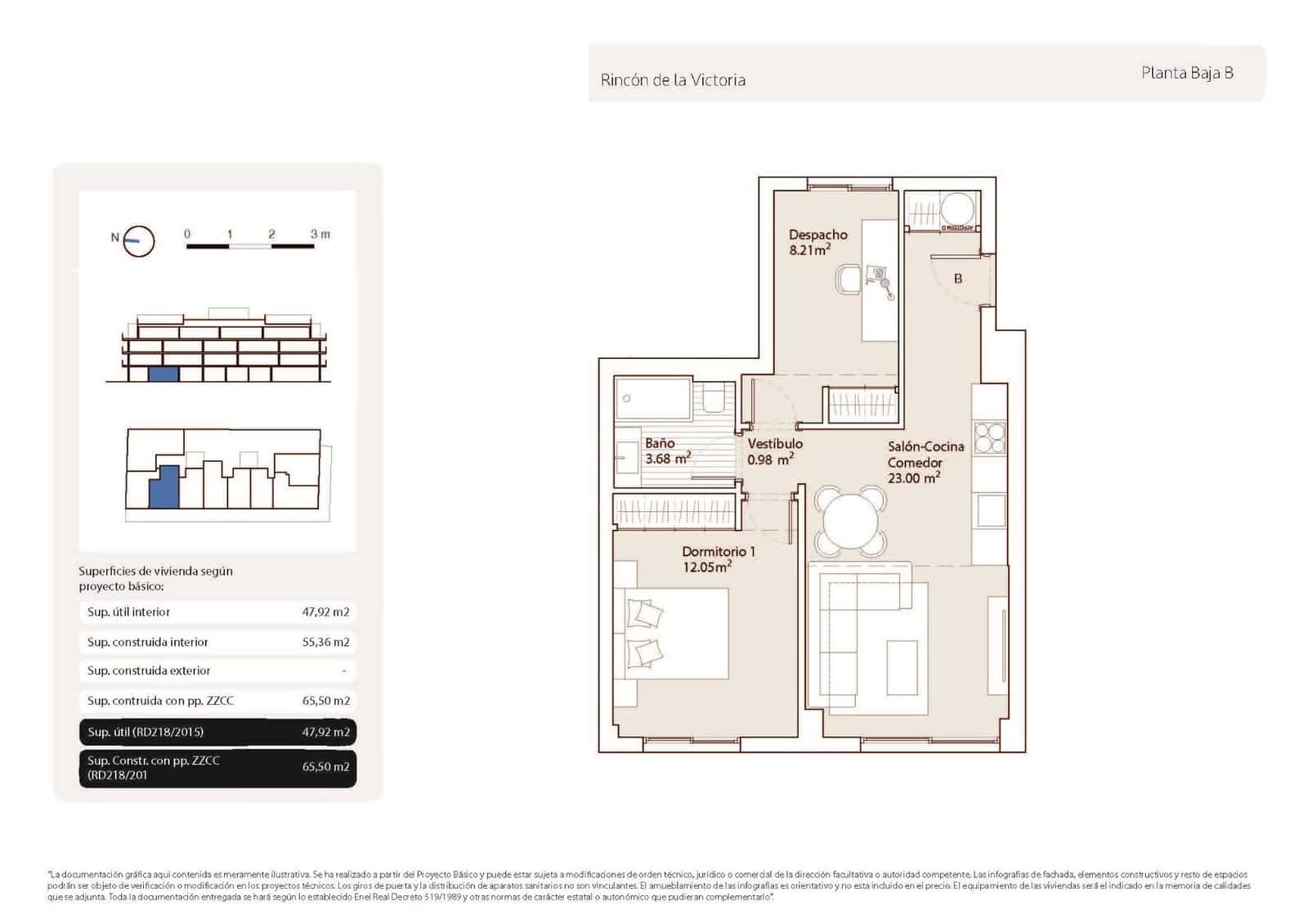 Apartamento de 2 habitaciones en Torre de Benagalbon en venta con piscina garaje - 364.000 € (Ref: 10112946)